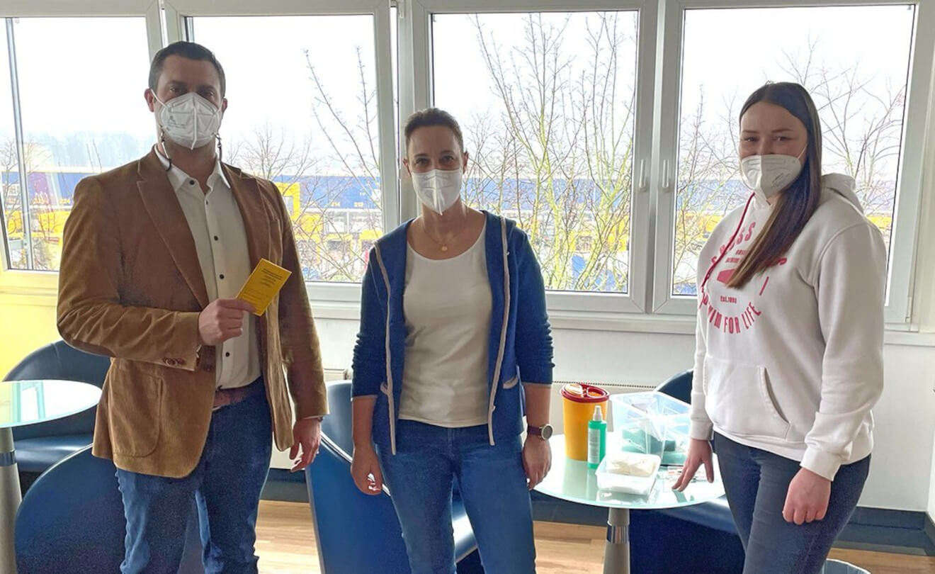 Together against Corona: Vaccination campaign at MBS Logistics Cologne